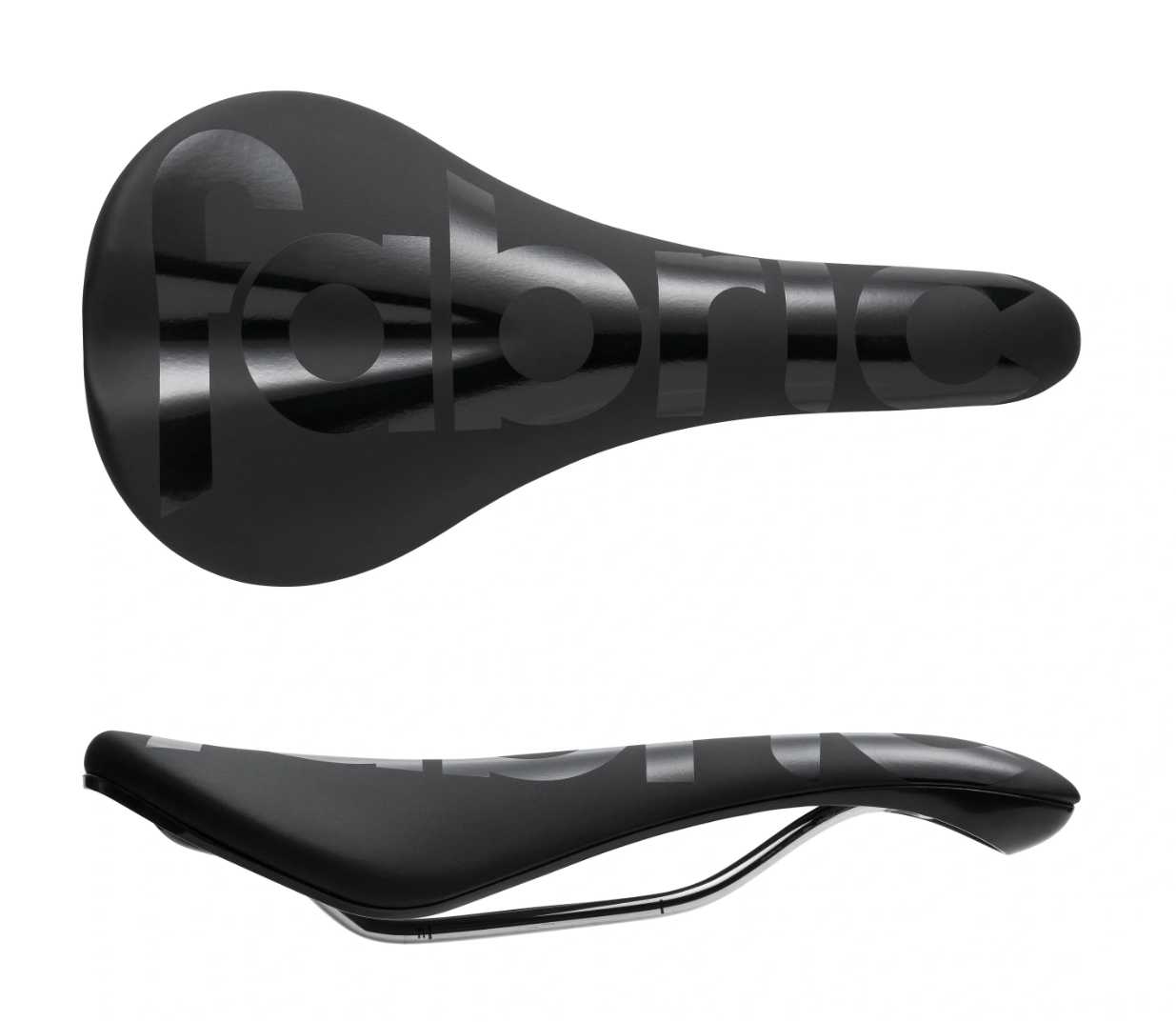 Fabric Saddle Scoop Race Team Radius Titanium Black