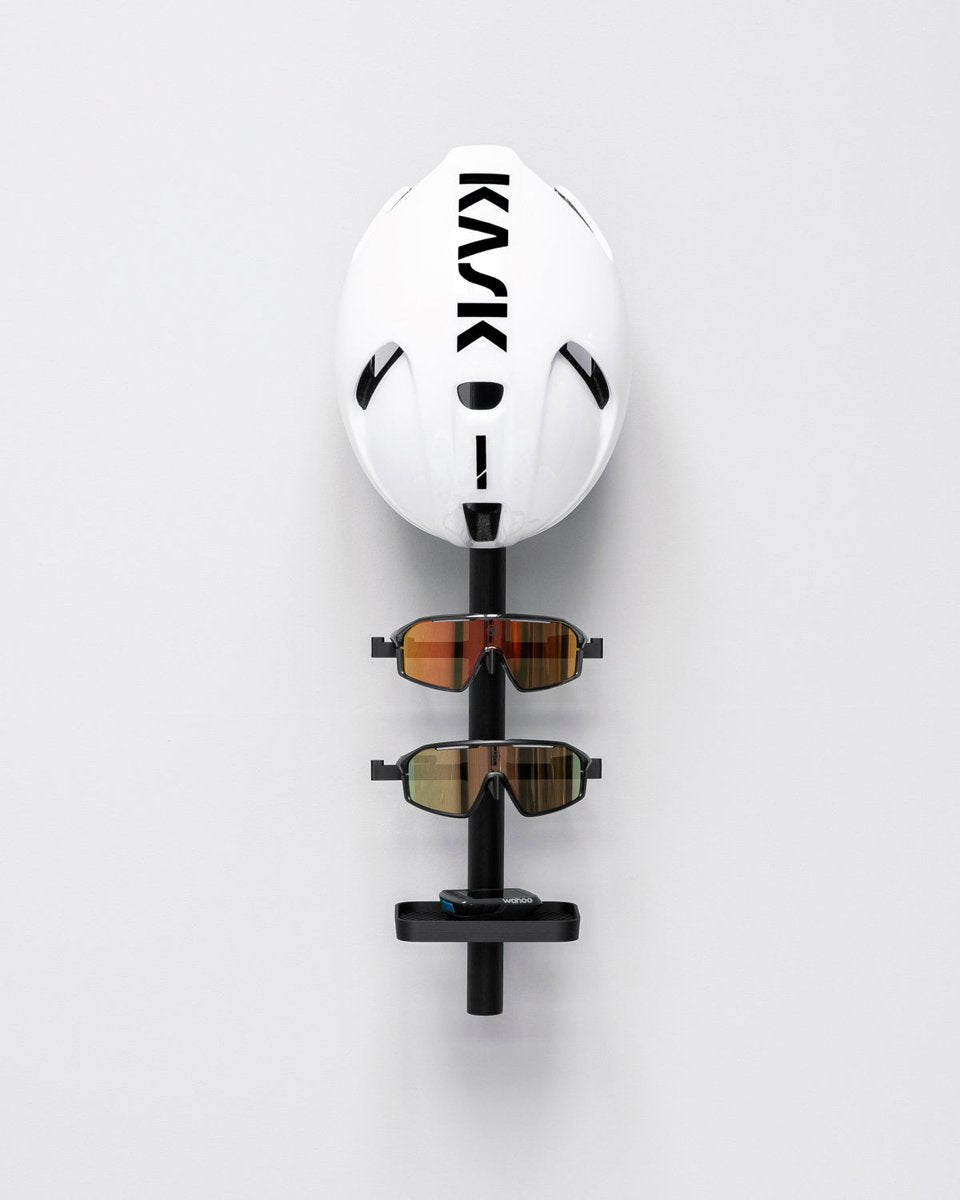 Tons Studio Rack F . Helmet + Tray + 2x Glasses Matt Black