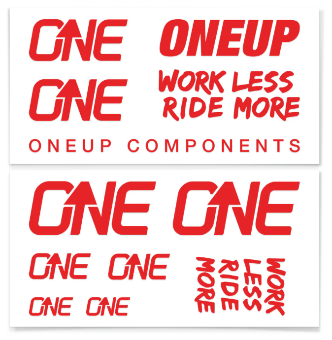 OneUp HB Decal Kit Red