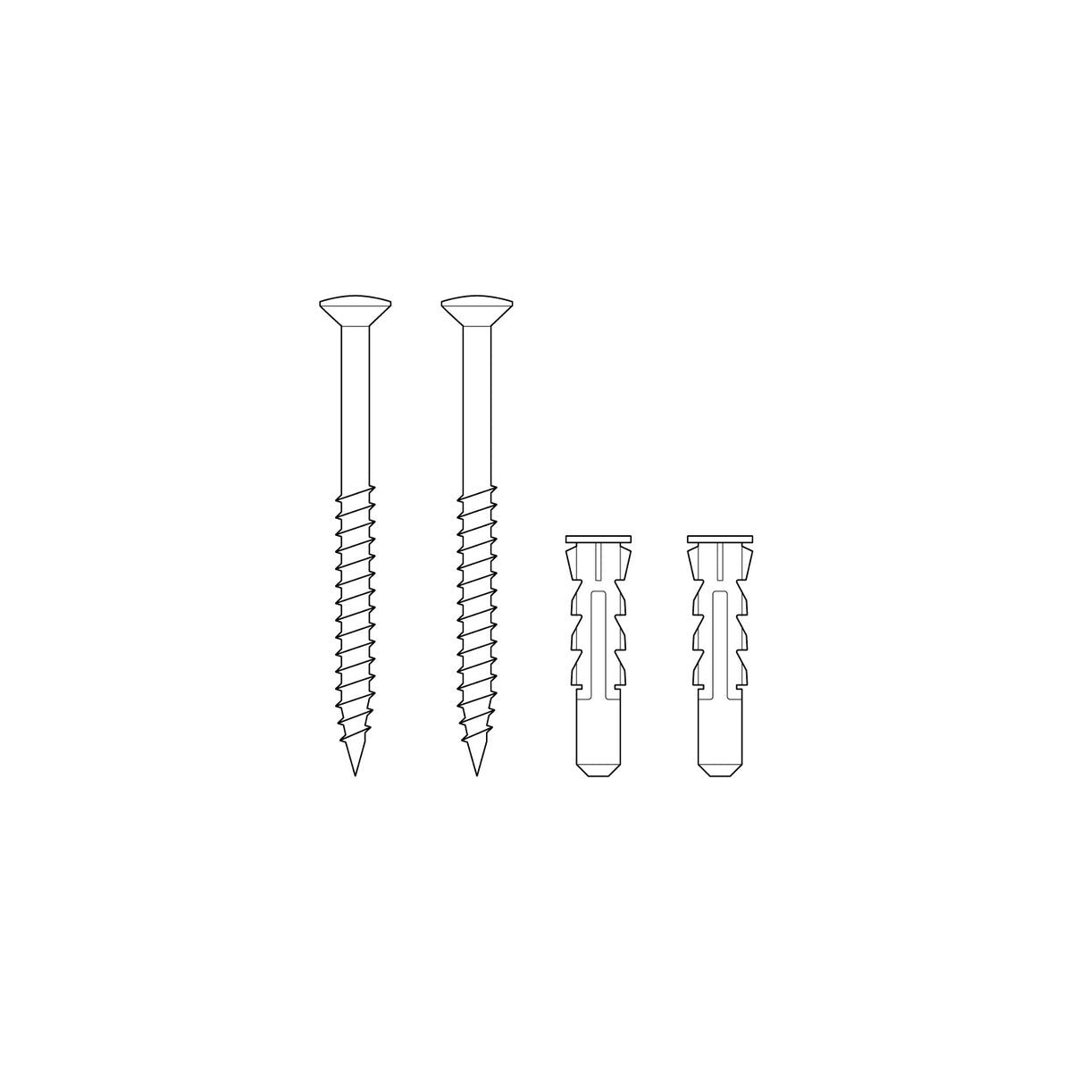 Tons Screw + Plug Set . Large 5x80