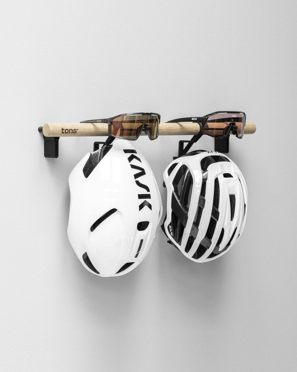 Tons Bar B . 2x Helmet + 2x Glasses Natural Oak