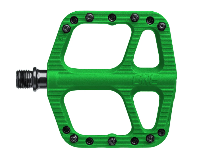 OneUp Composite Small Flat Pedals Green