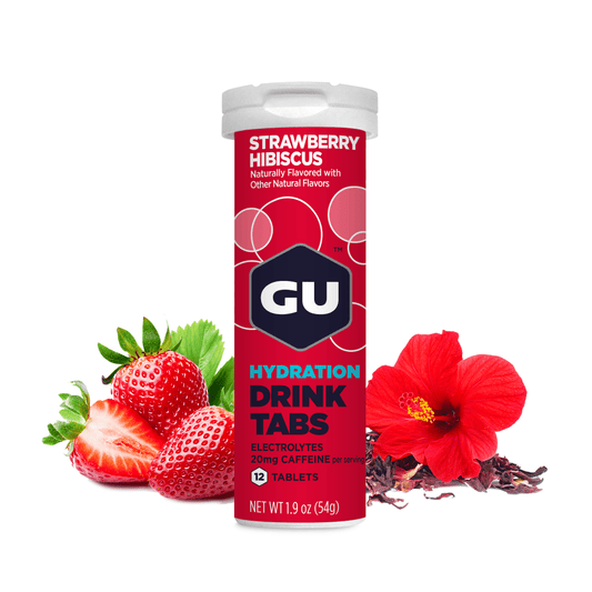 Gu Energy Elektrolyt Tabs 12 Strawberry Hibiscus 8pack