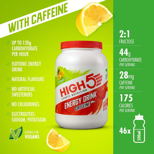 High5 Energidrik Citrus med koffein (2.2 kg)