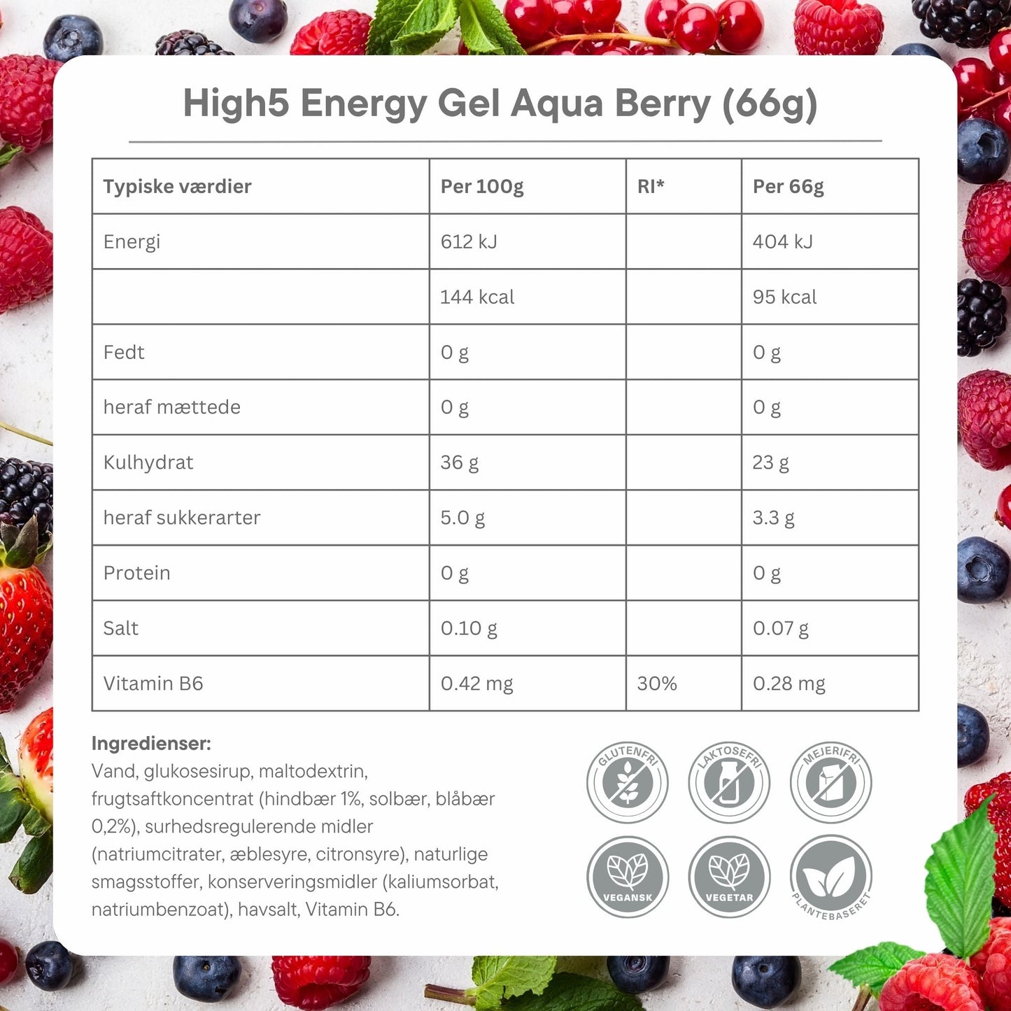 High5 Energy Gel Aqua Berry