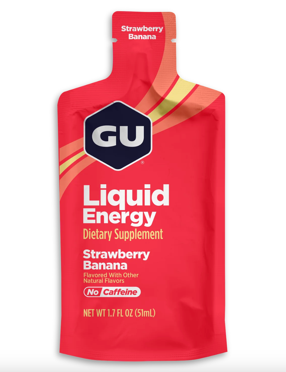 Gu Energy Liquid Energy Gel Strawbery Banana 12pack
