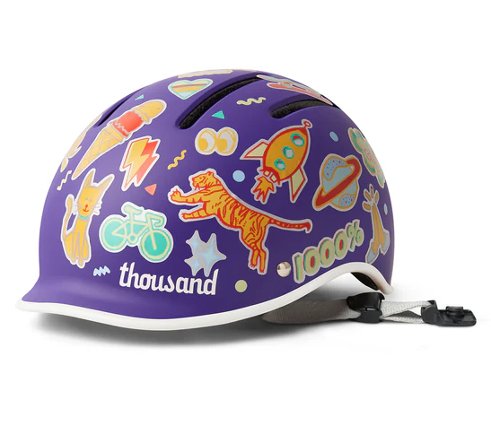 Thousand JR Helmet Party Purple OS 49-53cm