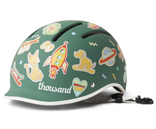 Thousand JR Helmet Going Green OS 49-53cm