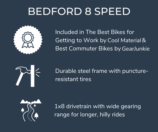 Bedford 8 Speed 8 Speed Bicycle | Bedford Eight Commuter Bike