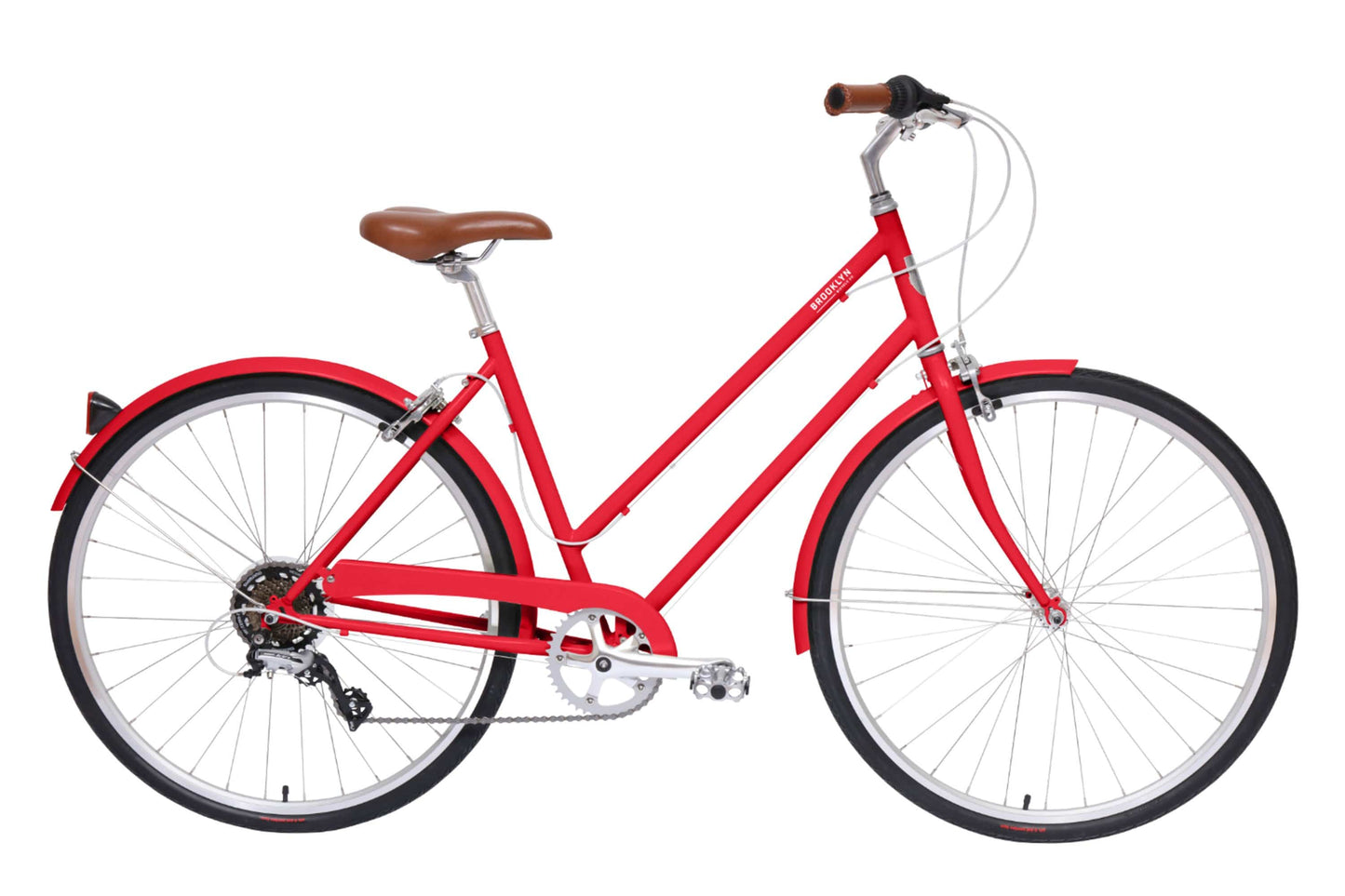 Franklin 8 Speed 8 Speed Step Through Bicycle | Franklin Eight City Cruiser Cardinal Red / S/M 8D-FRA-CR-M