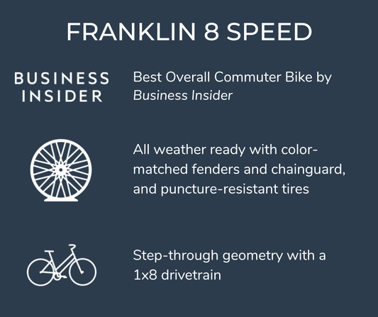 Franklin 8 Speed 8 Speed Step Through Bicycle | Franklin Eight City Cruiser
