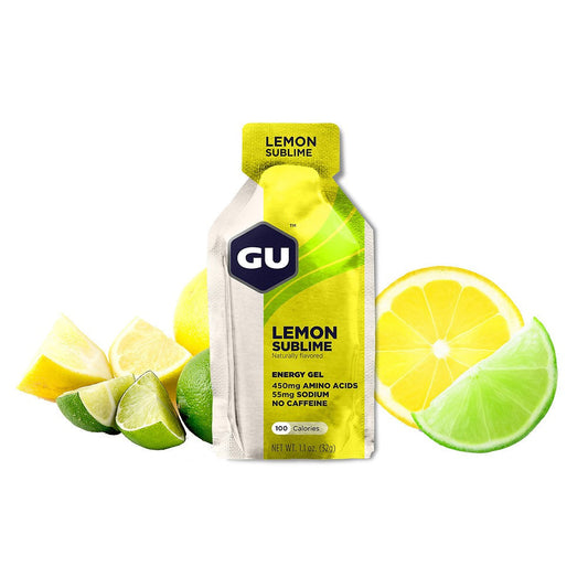 GU Energy Energigel Lemon Sublime med koffein 32g 24pack