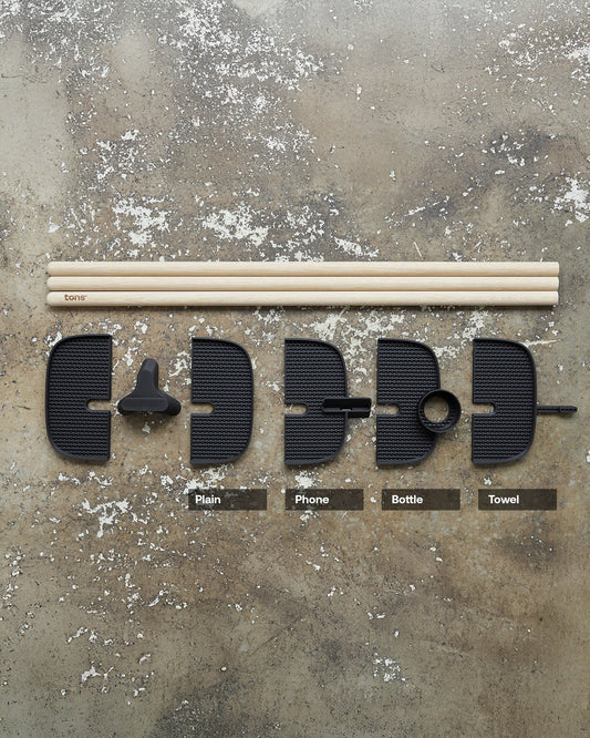 Tons Tray Bottle Matt Black