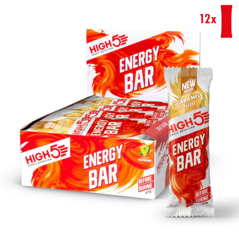 High5 Energy Bar Caramel 55g. 12pack