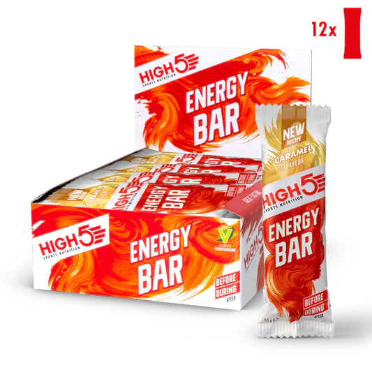 High5 Energy Bar Caramel 55g. 12pack