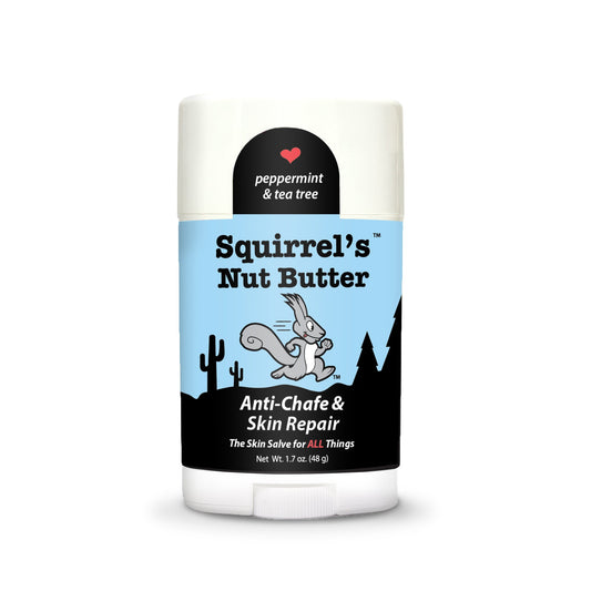 Squirrel’s Nut Butter Anti Chafe Stick, Pebermynte & Tea Tree