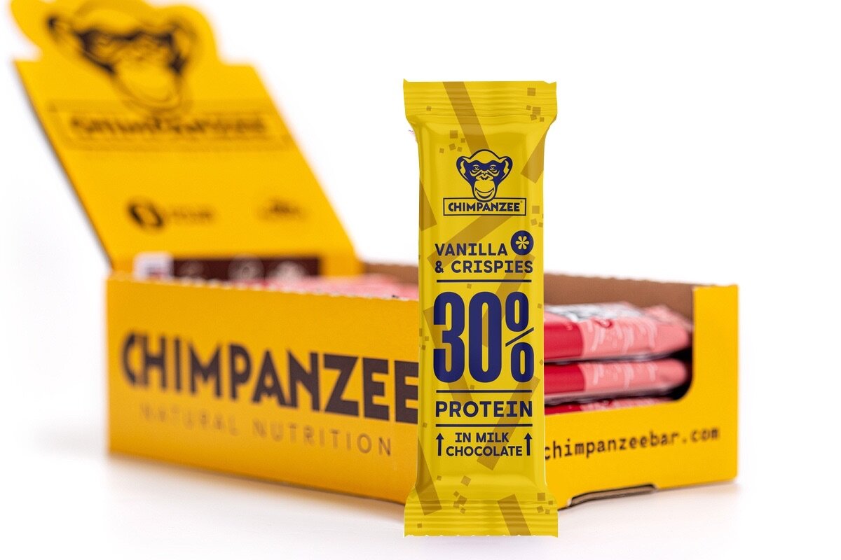 Chimpanzee Protein Bar 30% Vanilla & Crispies