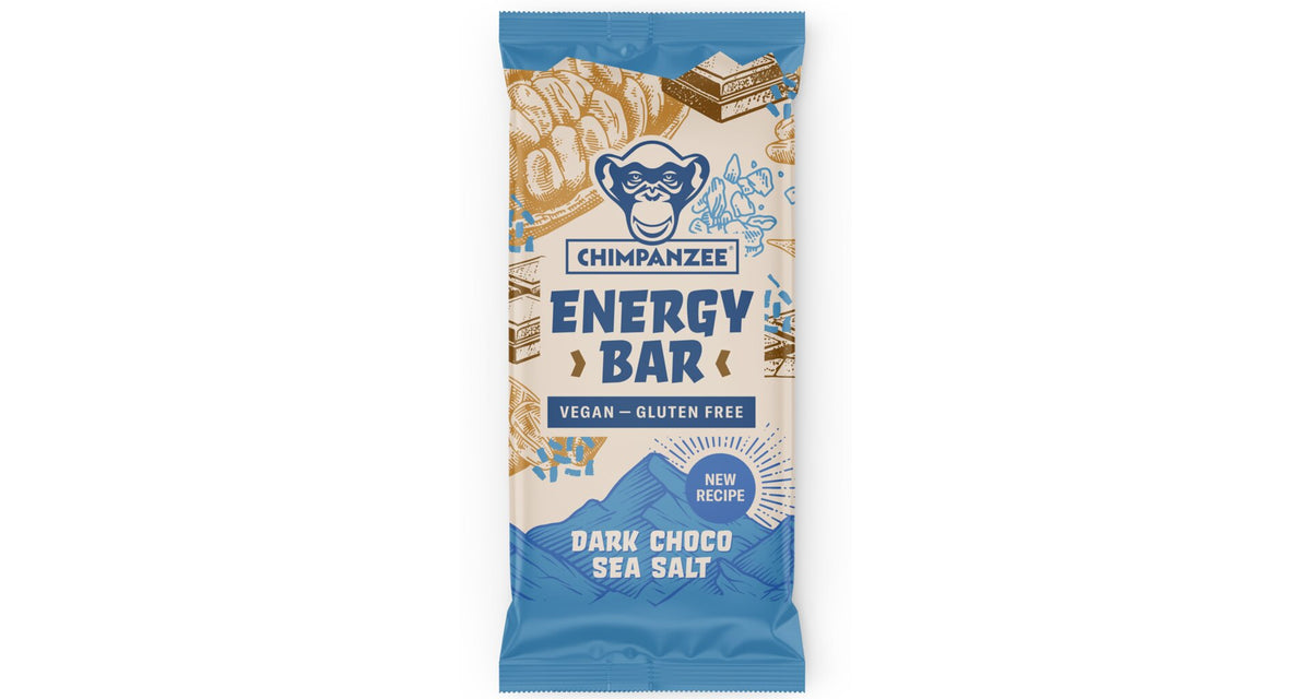 Chimpanzee Energy Bar Dark Chocolate & Sea Salt