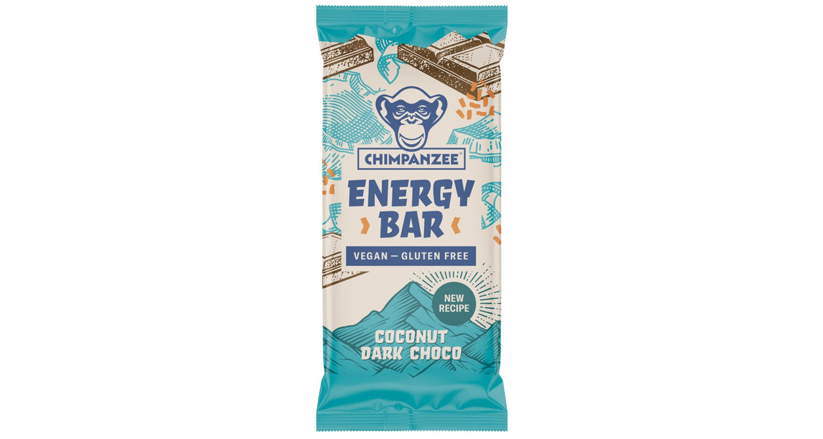 Chimpanzee Energy Bar Coconut Dark Choco