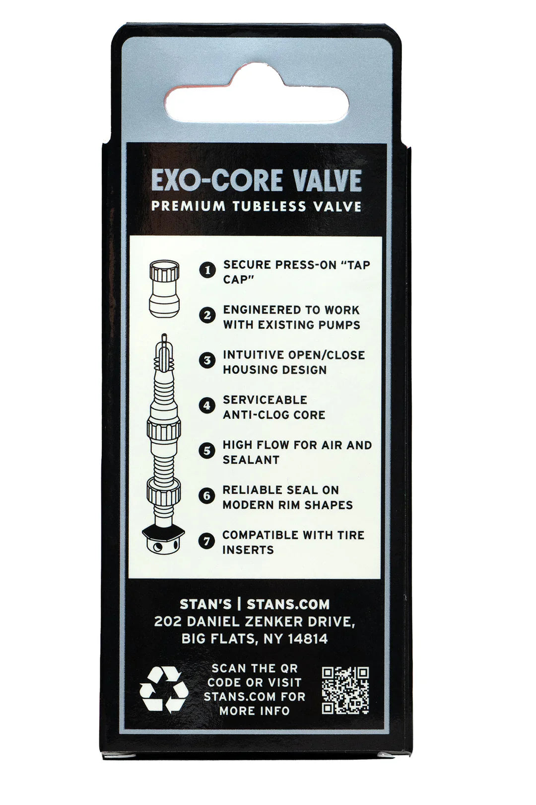 Stan's Tubeless Exo-Core Valves Regular