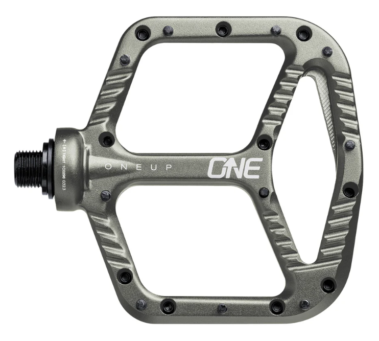 OneUp Aluminium Flat Pedals Grey