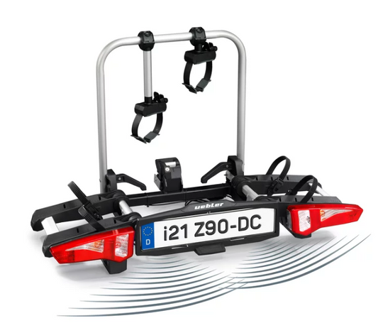 Uebler Bike Rack i21 Z with 90° Fold-down Function and reverse driving control