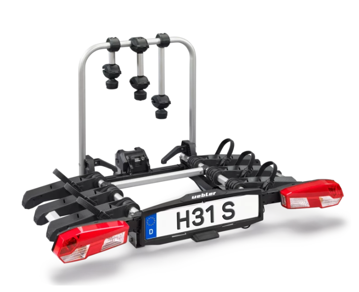 Uebler Bike Rack H31 S with 90° fold-down function