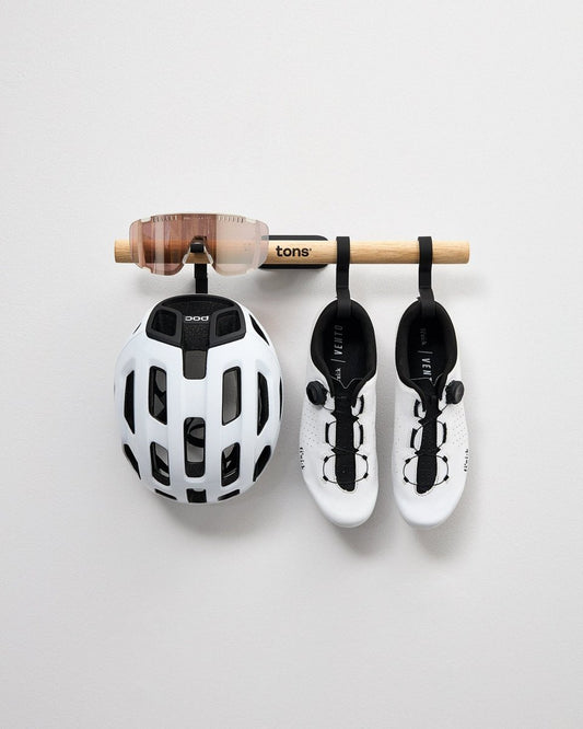 Tons Short Bar D . 1x Pair of Shoes + Glasses + Helmet Natural Oak