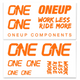 OneUp HB Decal Kit Orange