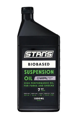 Stan's Biobased Suspension Oil - 1 liter 7WT
