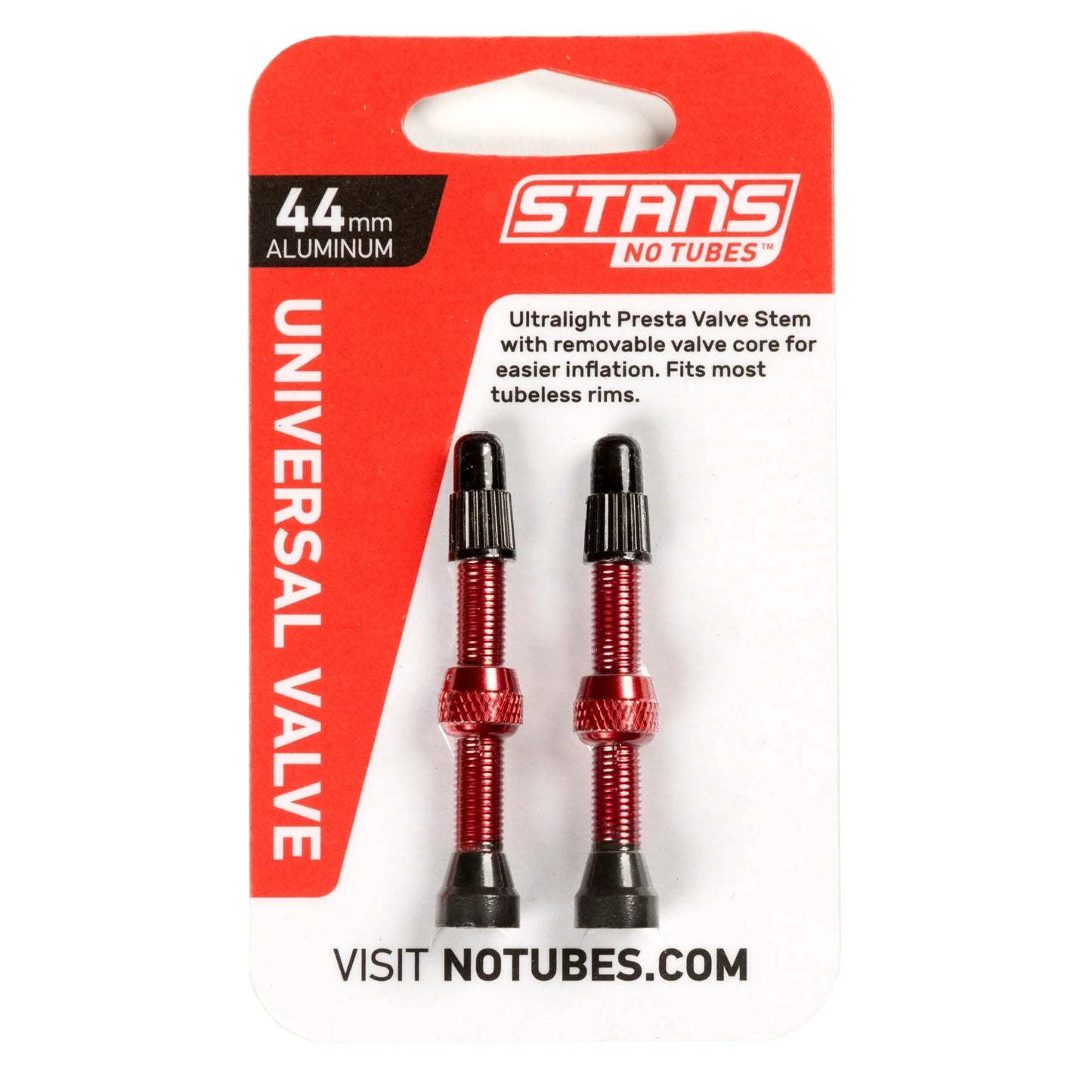 Stan's Tubeless Valves Alu 55mm Black
