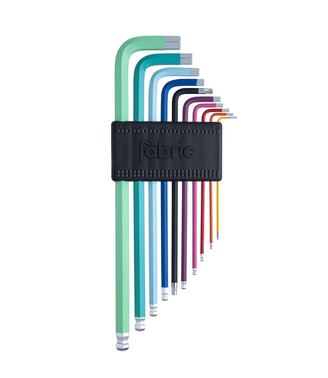 Fabric Hex Key Set multi-color 10 Tools