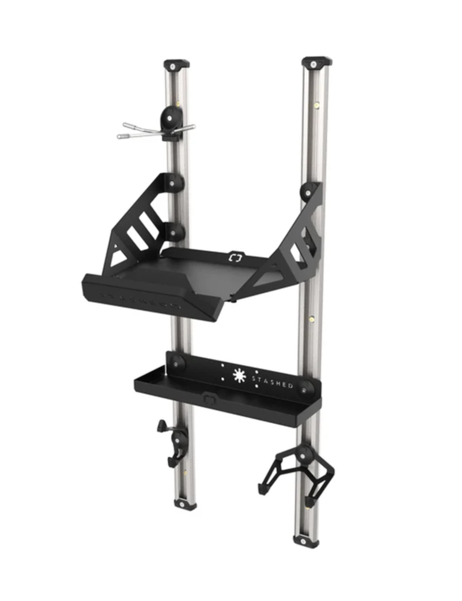 Stashed Spacerail One Rail Mounted Pro Cycling Set