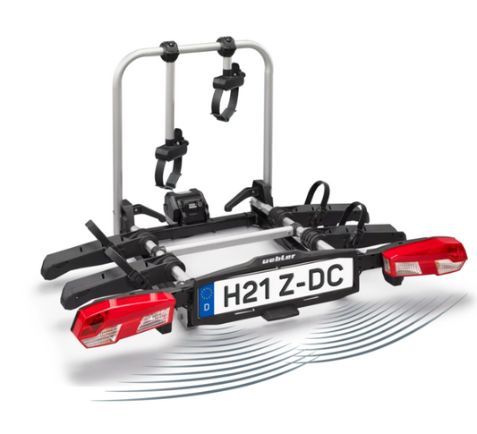 Uebler Bike Rack H21 Z with 90° fold-down function 90° fold-down function og reverse driving control