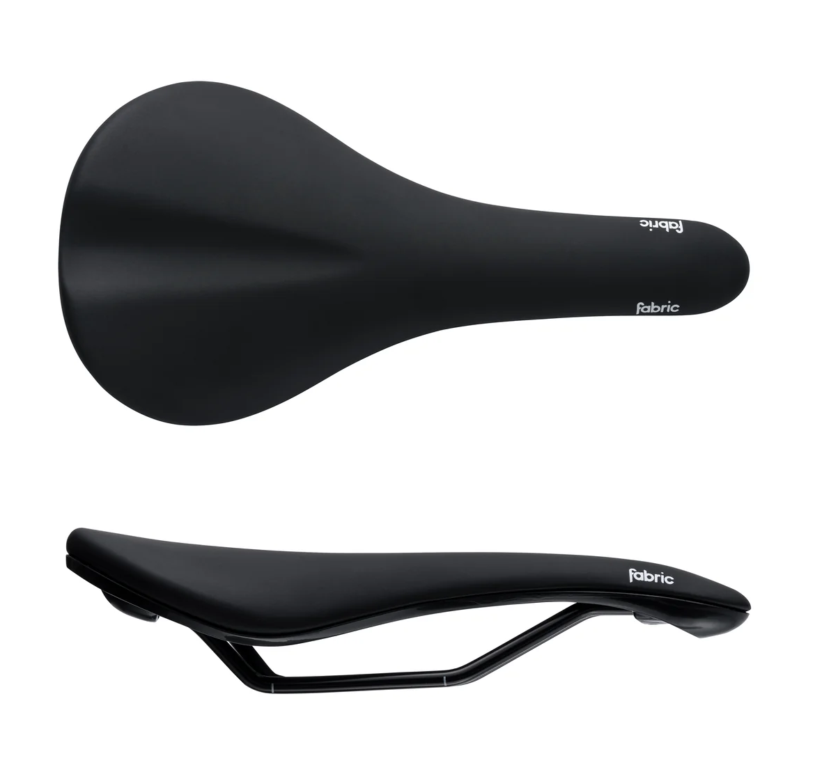 Fabric Saddle Scoop Sport Shallow Steel Black