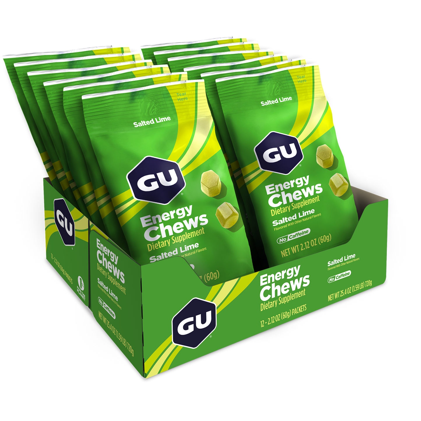 GU Energy Chews Watermelon 60g (12pack)