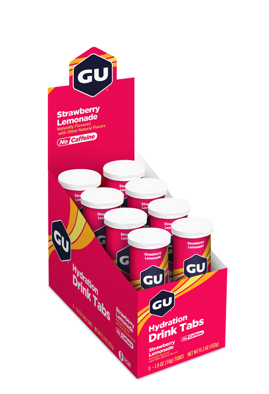 Gu Energy Elektrolyt Tabs 12 Strawberry Lemonade 8pack