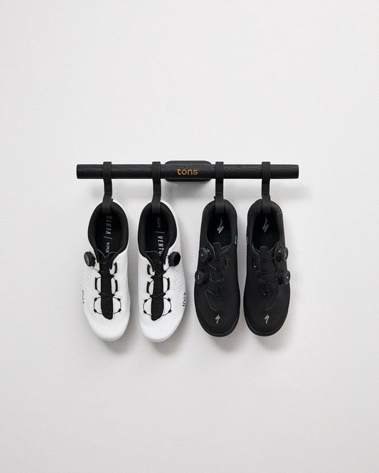 Tons Short Bar C . 2x Pairs of Shoes Matt Black