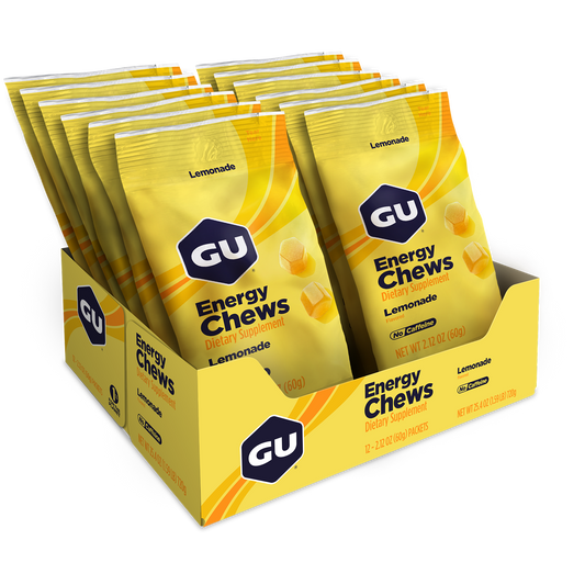 GU Energy Chews Lemonade 60g (12pack)