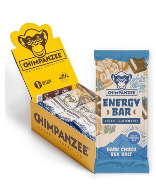 Chimpanzee Energy Bar Dark Chocolate & Sea Salt (Vegan) 55g 15pack