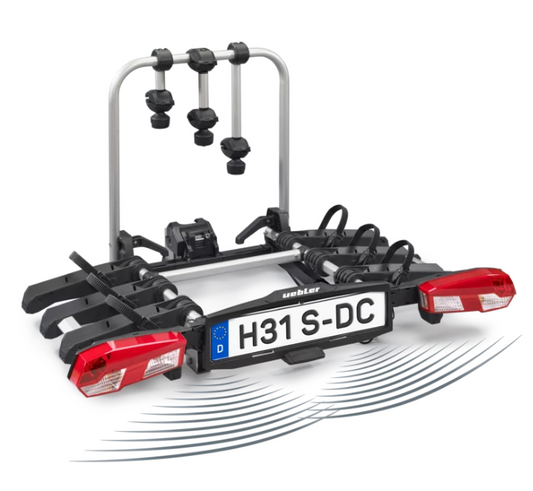 Uebler Bike Rack H31 S with 90° fold-down function  and reverse driving control