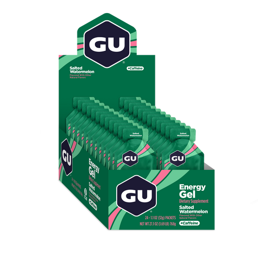 GU Energy Energigel Salted Watermelon med koffein 32g 24pack