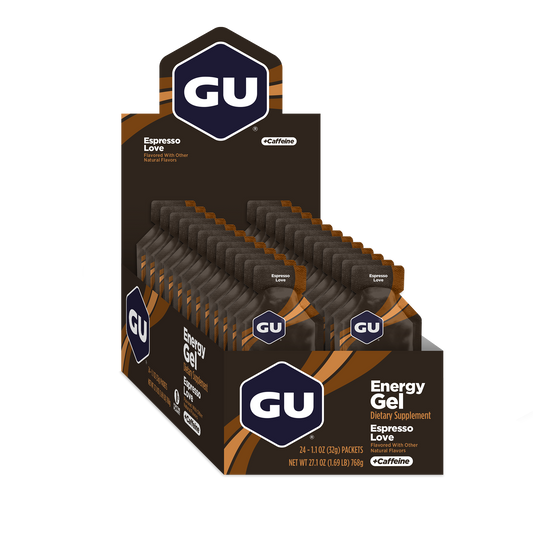 GU Energy Energigel Espresso Love med koffein 32g 24pack