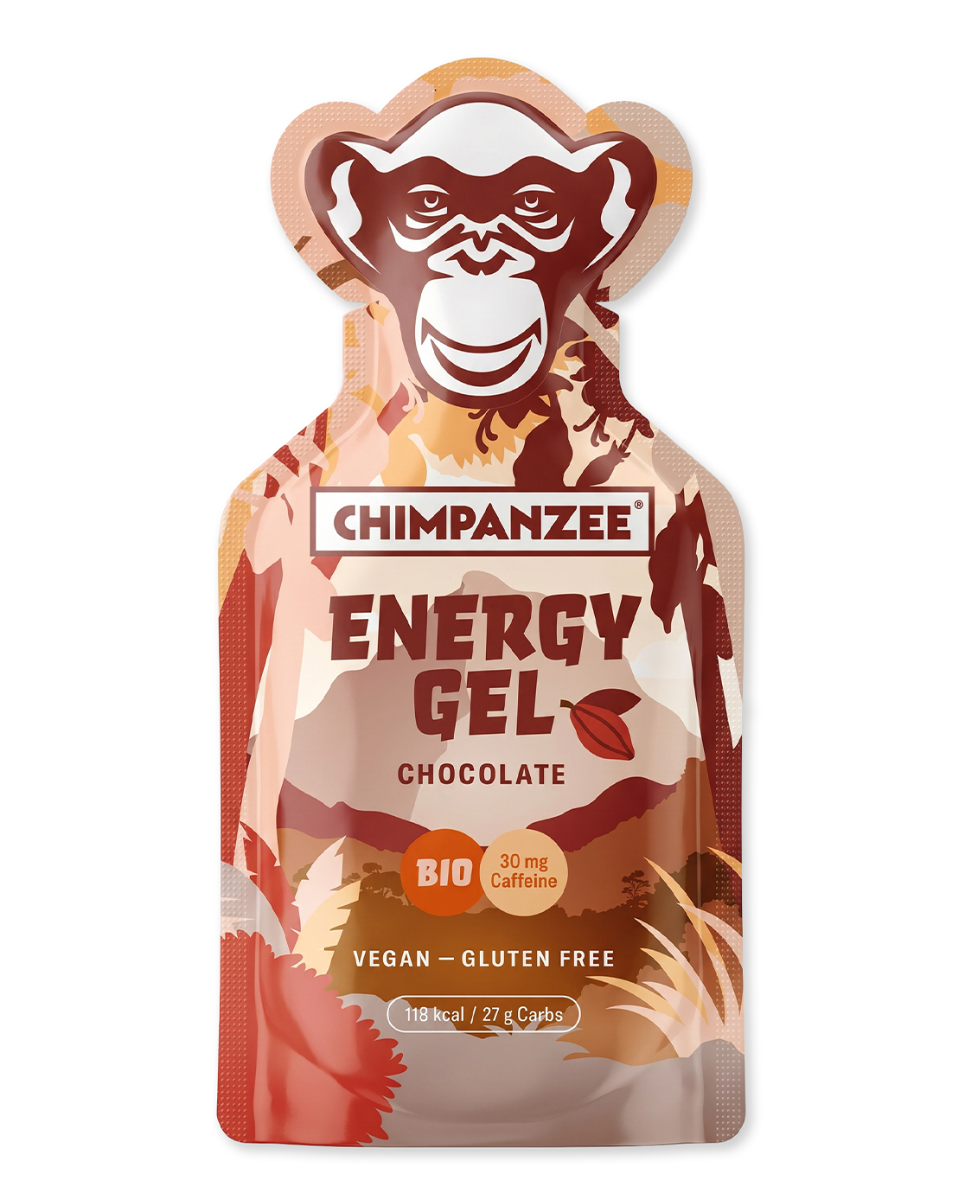 Chimpanzee Energy Gel Chocolate (Vegan/Gluten Free/Caffeine) 35g 25pack