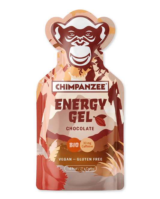 Chimpanzee Energy Gel Chocolate (Vegan/Gluten Free/Caffeine) 35g 25pack