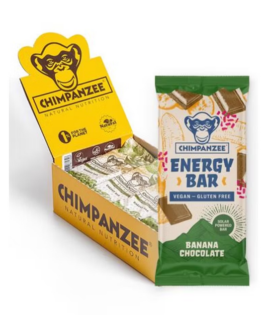 Chimpanzee Energy Bar Banana & Chocolate (Vegan/Gluten Free) 55g 15pack