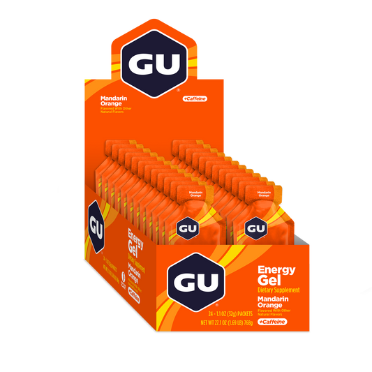 GU Energy Energigel Mandarin Orange med koffein 32g 24pack