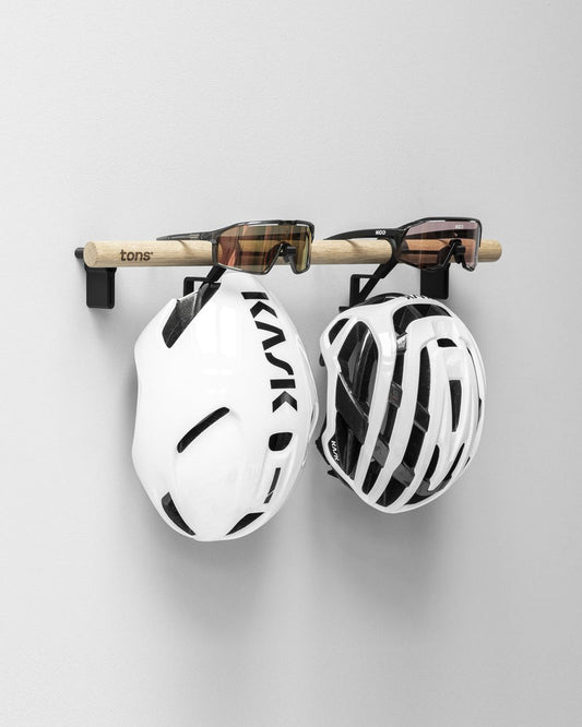 Tons Bar B . 2x Helmet + 2x Glasses Natural Oak