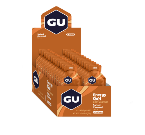 GU Energy Energigel Salted Caramel med koffein 32g 24pack