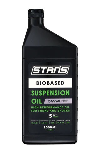 Stan's Biobased Suspension Oil - 1 liter 5WT